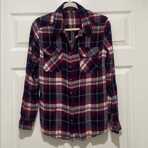 Quinn pink Plaid flannel Shirt